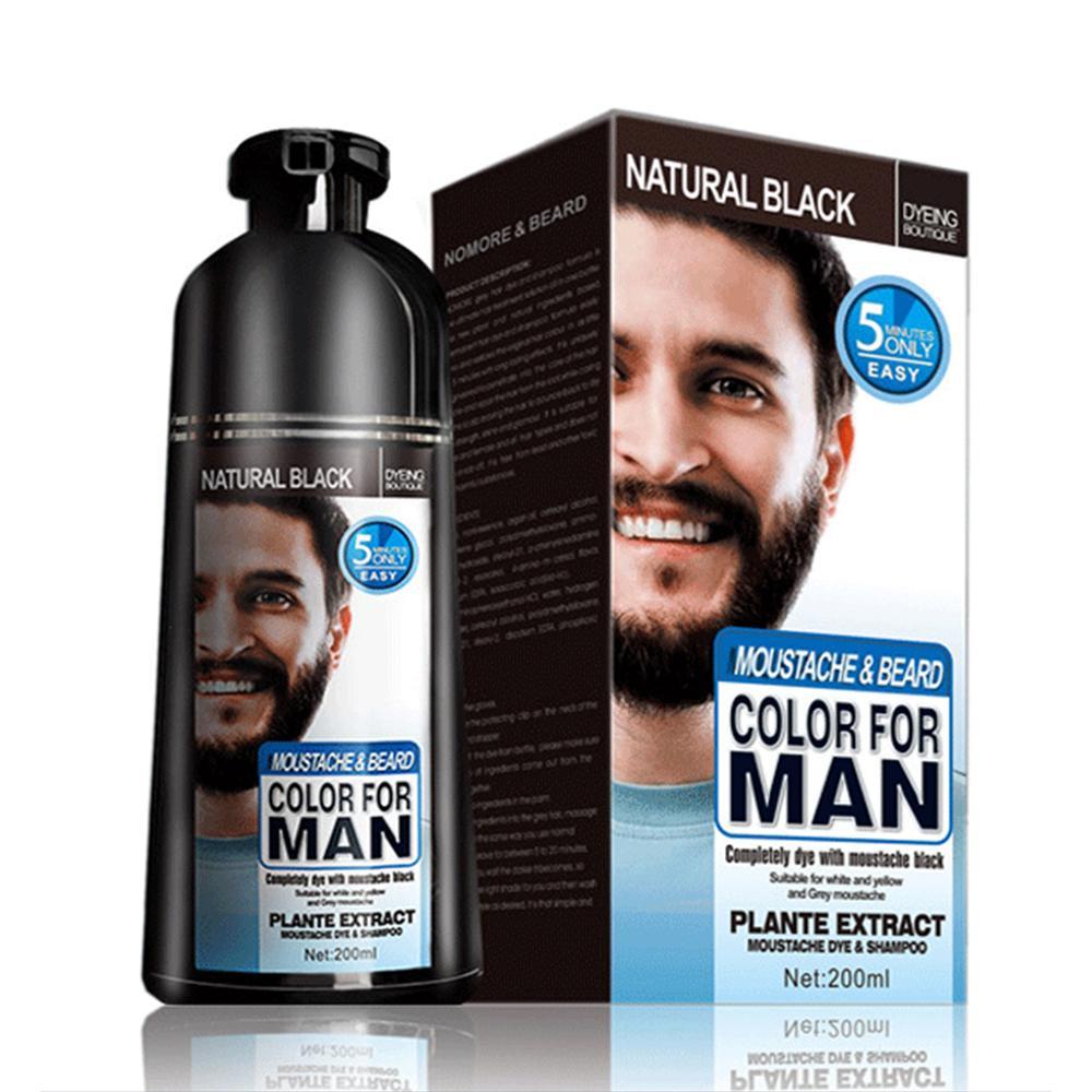 Beard Hair Color Shampoo For Men SELFLOVECLUB