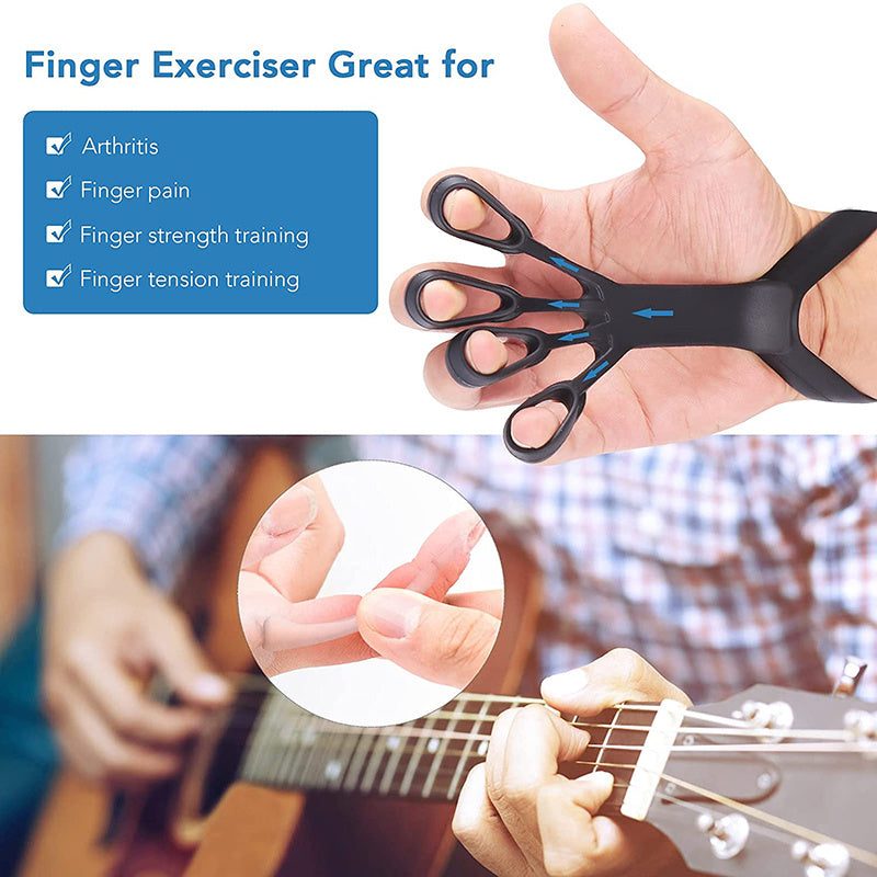 Silicone Grip Device Finger Exercise Stretcher Arthritis Hand Grip Trainer Strengthen Rehabilitation Training To Relieve Pain SELFLOVECLUB