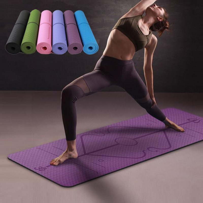 Non Slip TPE Yoga Mat SELFLOVECLUB