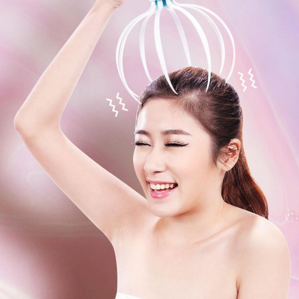 Head Massager Scalp Vibration Massage Eight Claw Electric Household Massager Head Masager Body Care SELFLOVECLUB