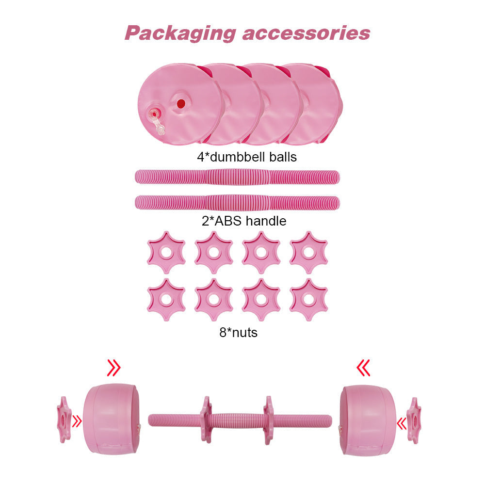5-6KG Water Filled Travel Dumbbell Sets SELFLOVECLUB