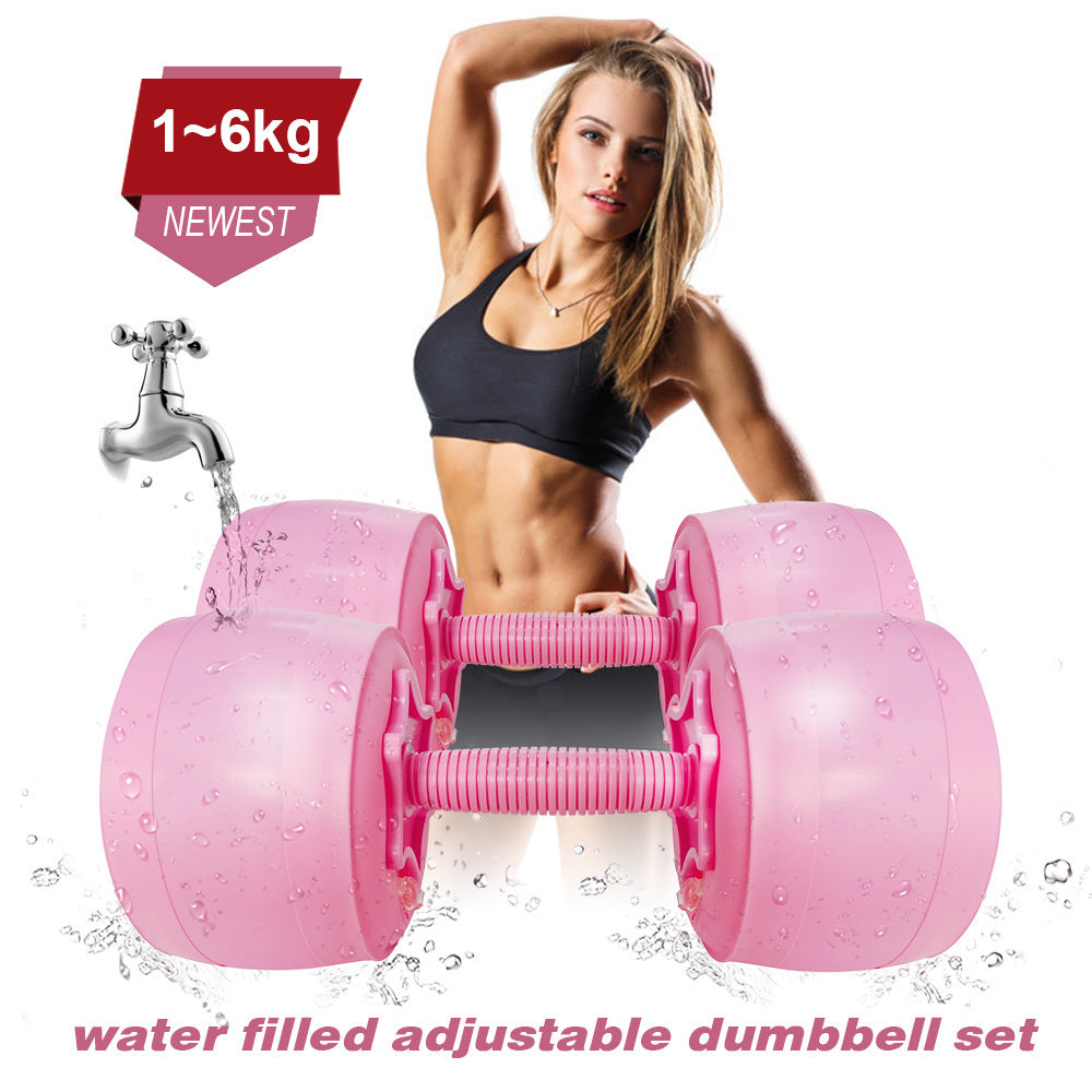 5-6KG Water Filled Travel Dumbbell Sets SELFLOVECLUB