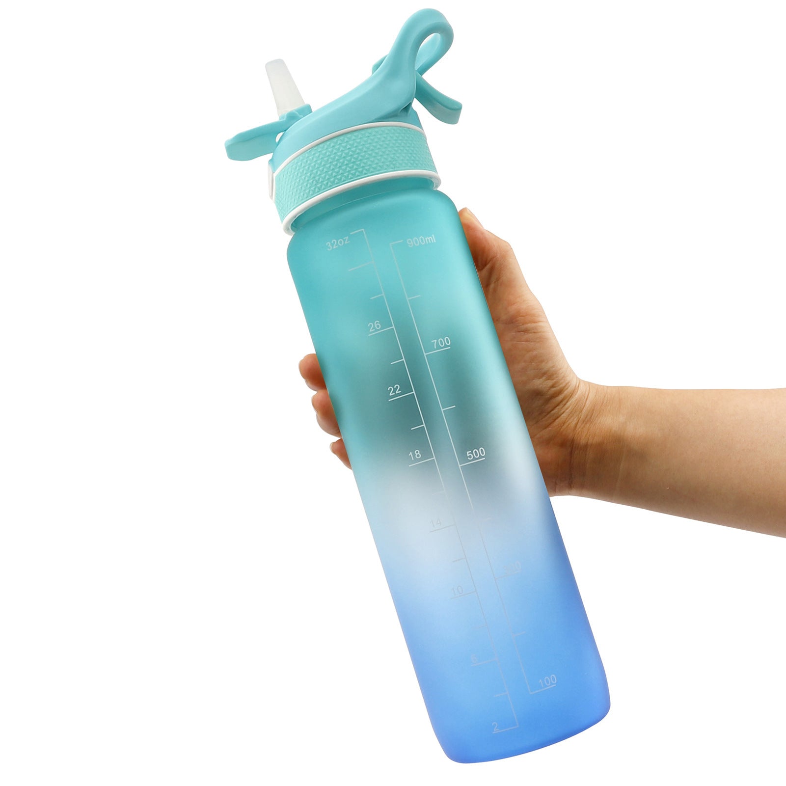 Water Bottle Scrub Bounce Cover Straw Space Cup Sports Water Bottle SELFLOVECLUB