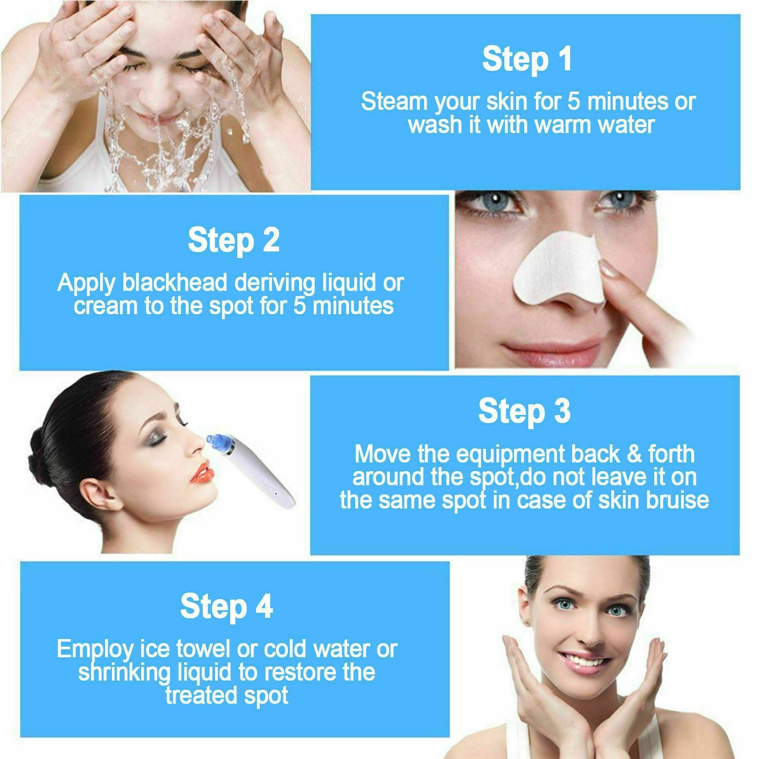 Electric Blackhead Vacuum Pore Cleaner SELFLOVECLUB