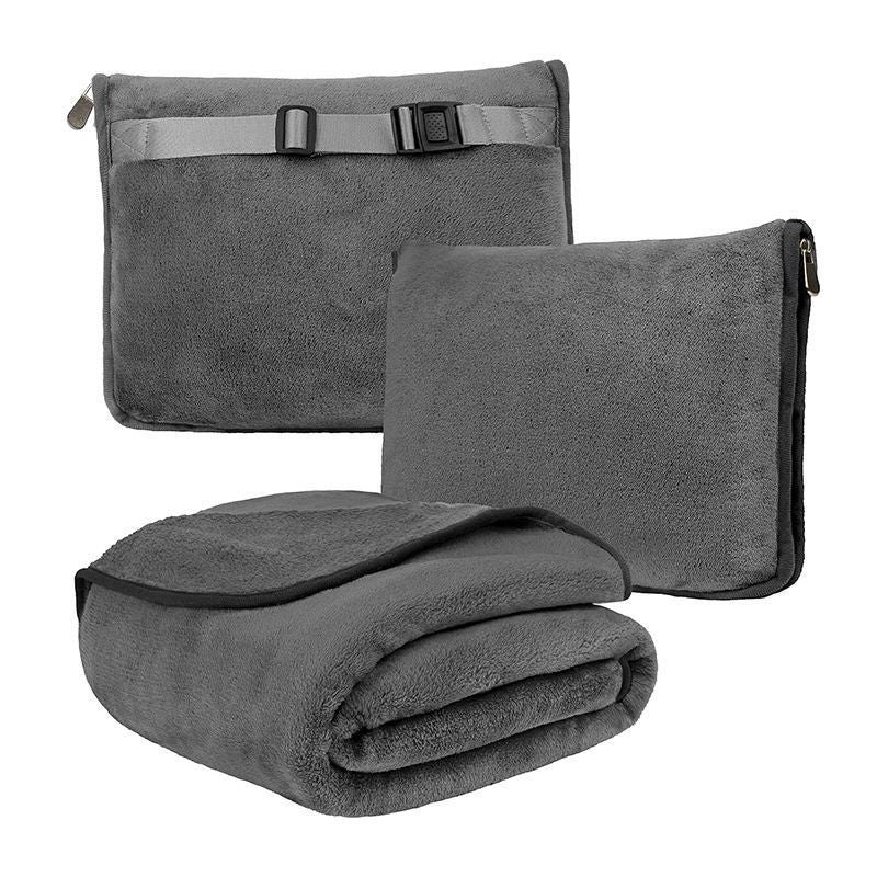 Multifunctional 2-in-1 Travel Plane Storage Blanket SELFLOVECLUB