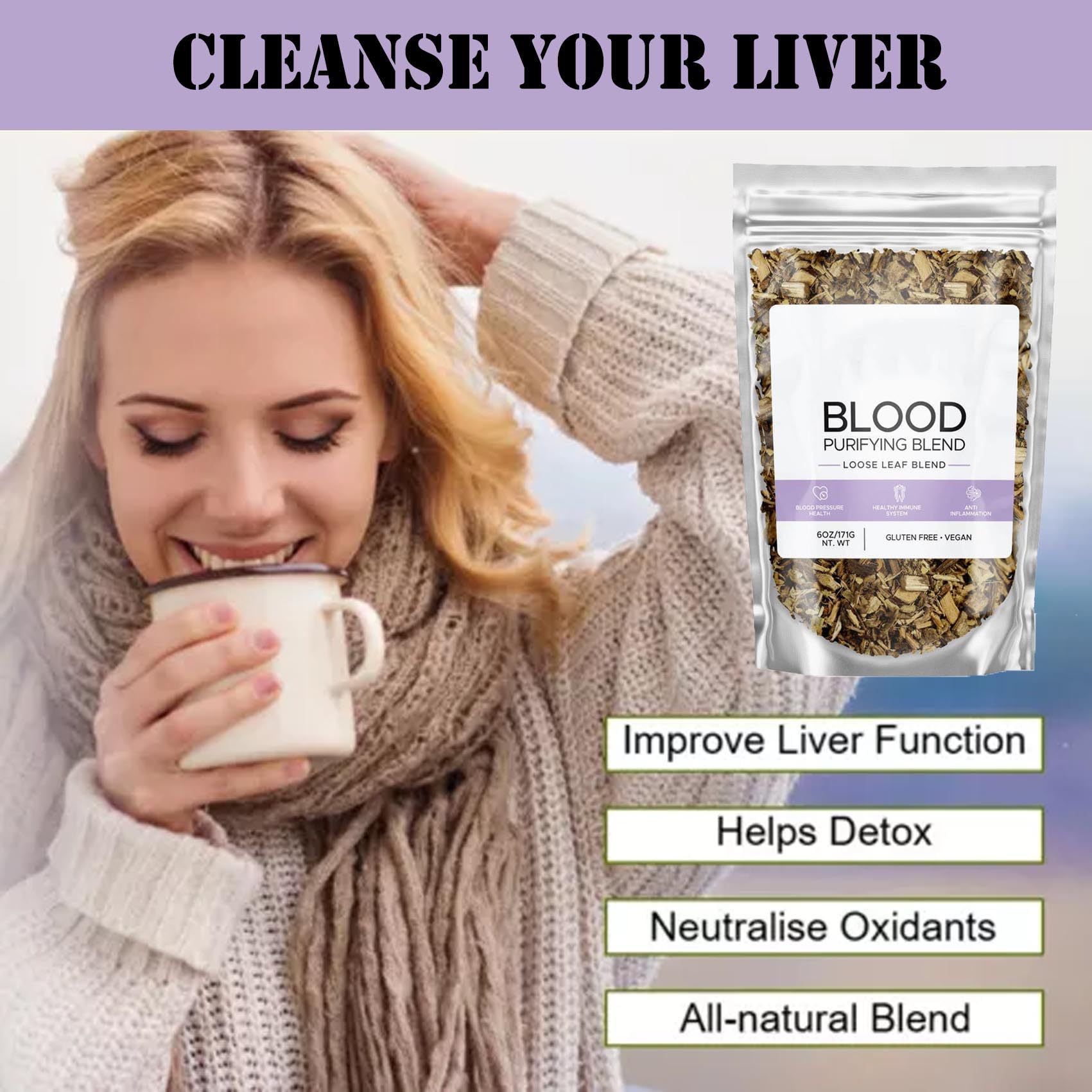 Blood Purification Mixed Tea Health Care SELFLOVECLUB