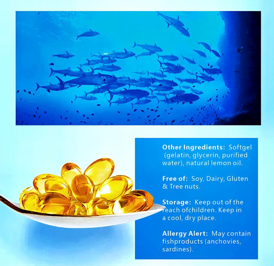 Abronikey Triple Strength 3 Fish Oil Supplements 4200mg Per Serving SELFLOVECLUB