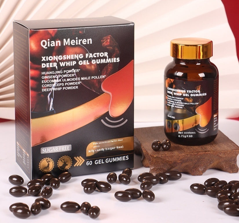 Male Oral Health Care Xiongsheng Factor Deer Pizzle Soft Capsules SELFLOVECLUB