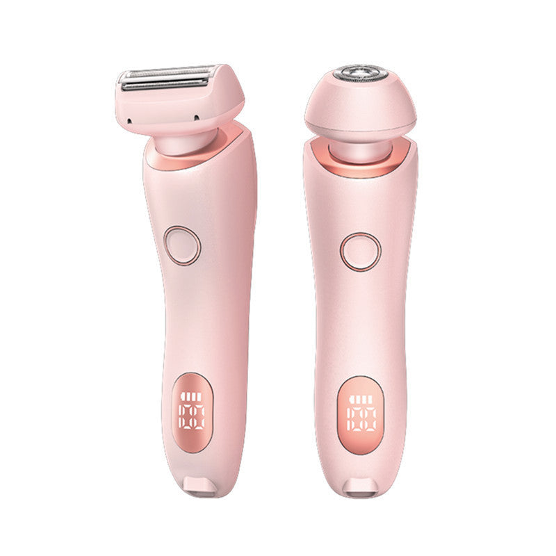 2 In 1 Hair Removal Epilator USB Rechargeable Trimmer Women Body Razor Face Leg Armpit Bikini Hand Pubic Shaver Hair Remover SELFLOVECLUB