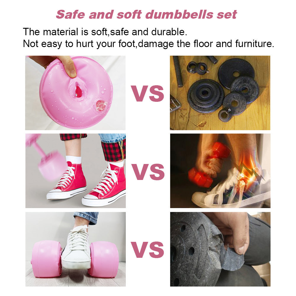 5-6KG Water Filled Travel Dumbbell Sets SELFLOVECLUB