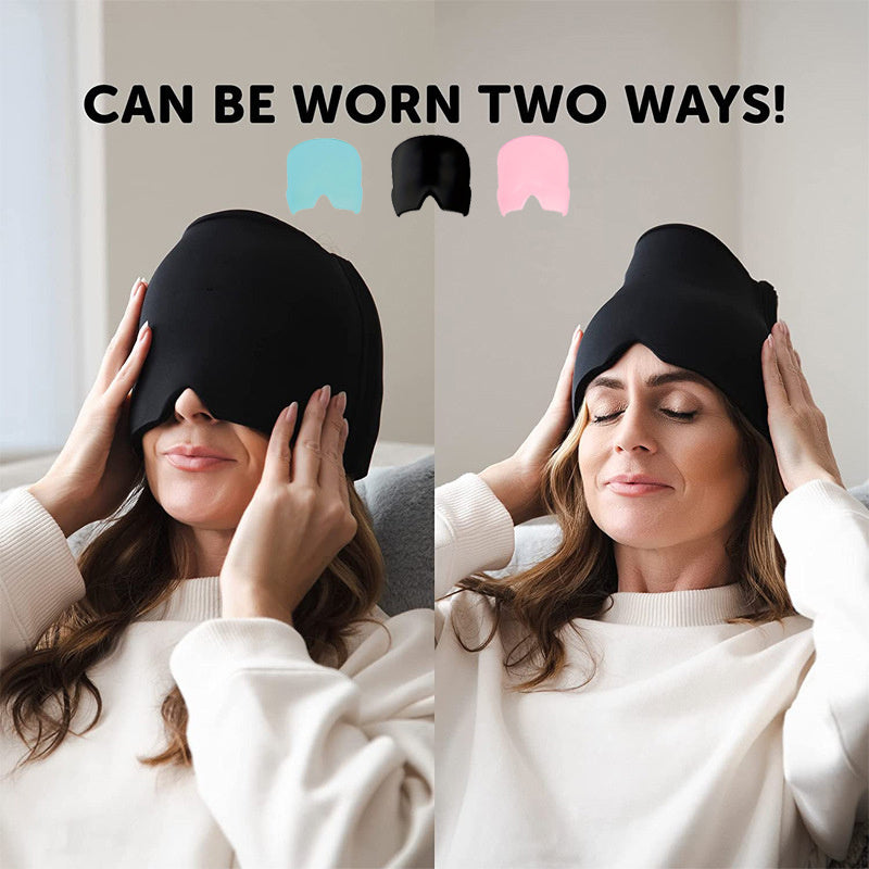 Ice Compress Headache Eye Mask Hat Relief SELFLOVECLUB