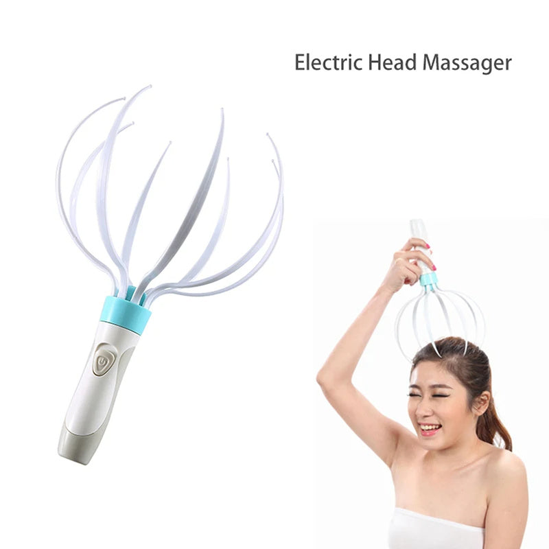 Head Massager Scalp Vibration Massage Eight Claw Electric Household Massager Head Masager Body Care SELFLOVECLUB