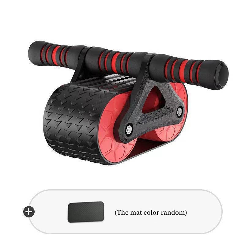 Double Wheel Abdominal Exerciser Women Men Automatic Rebound Ab Wheel Roller Waist Trainer Gym Sports Home Exercise Devices SELFLOVECLUB