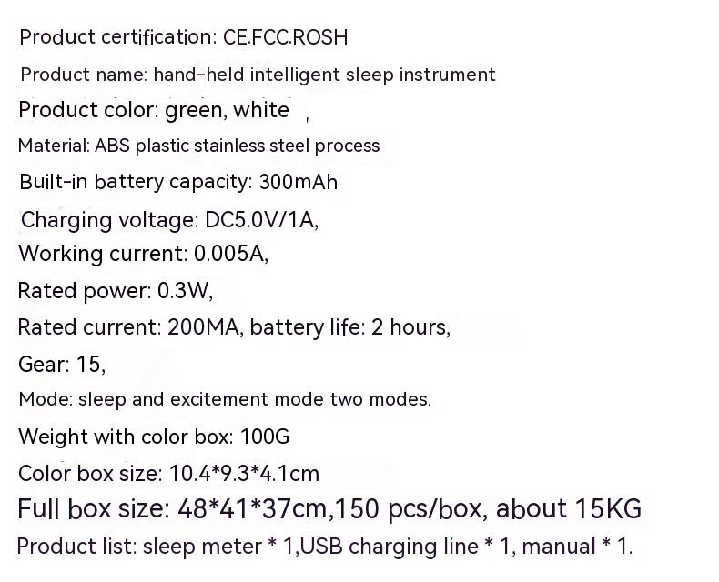 Intelligent Handheld Miniature Current Sleep Aid SELFLOVECLUB