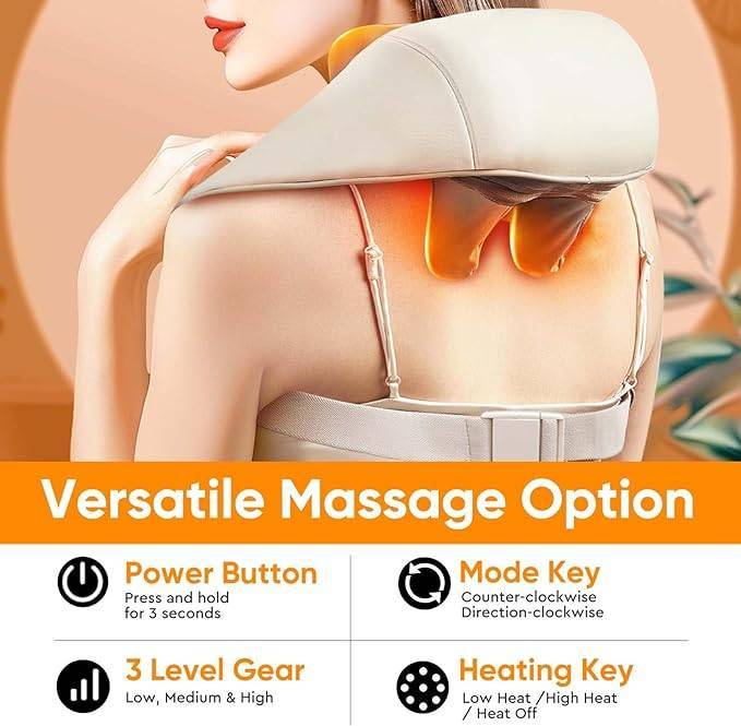 Electric Neck Massager With Heat SELFLOVECLUB