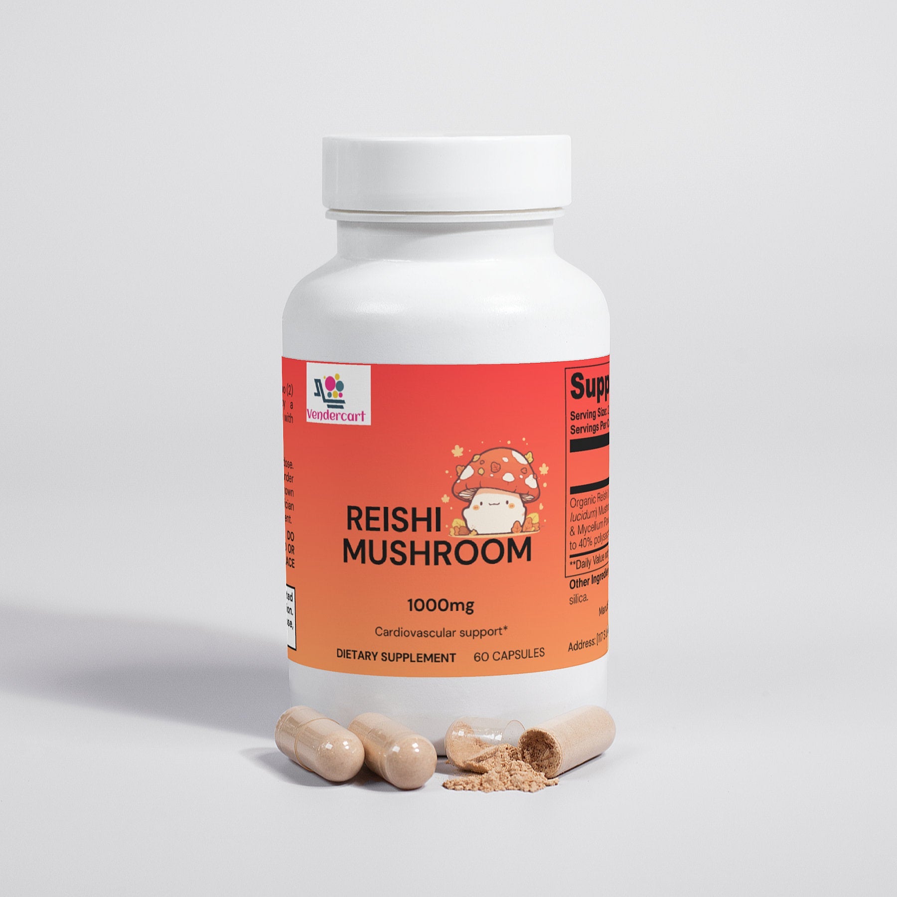 Premium Reishi Mushroom supplement SELFLOVECLUB