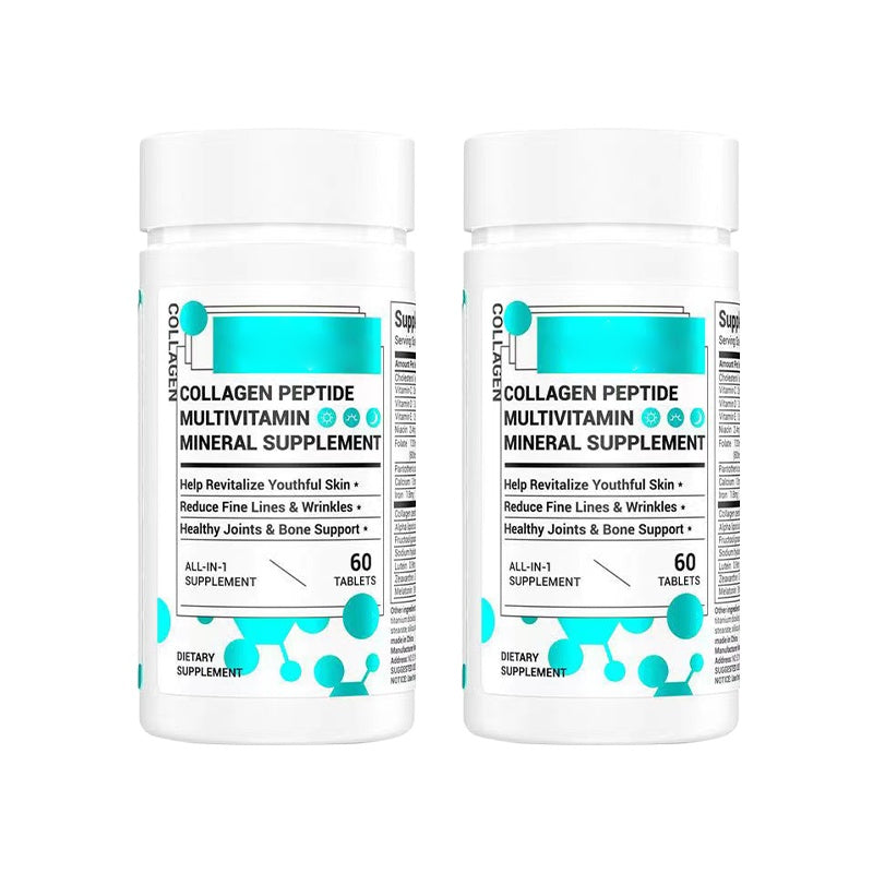 Collagen, Vitamin & Mineral, Contains Vitamin D3, Vitamin C, Probiotics,Vitamin E, Vitamin B & Multivitamin Healthcare Supplement Edible Fitness SELFLOVECLUB