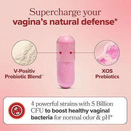 Vaginal Probiotics For Women PH Balance With Prebiotics & Lactobacillus Probiotic Blend - Women&