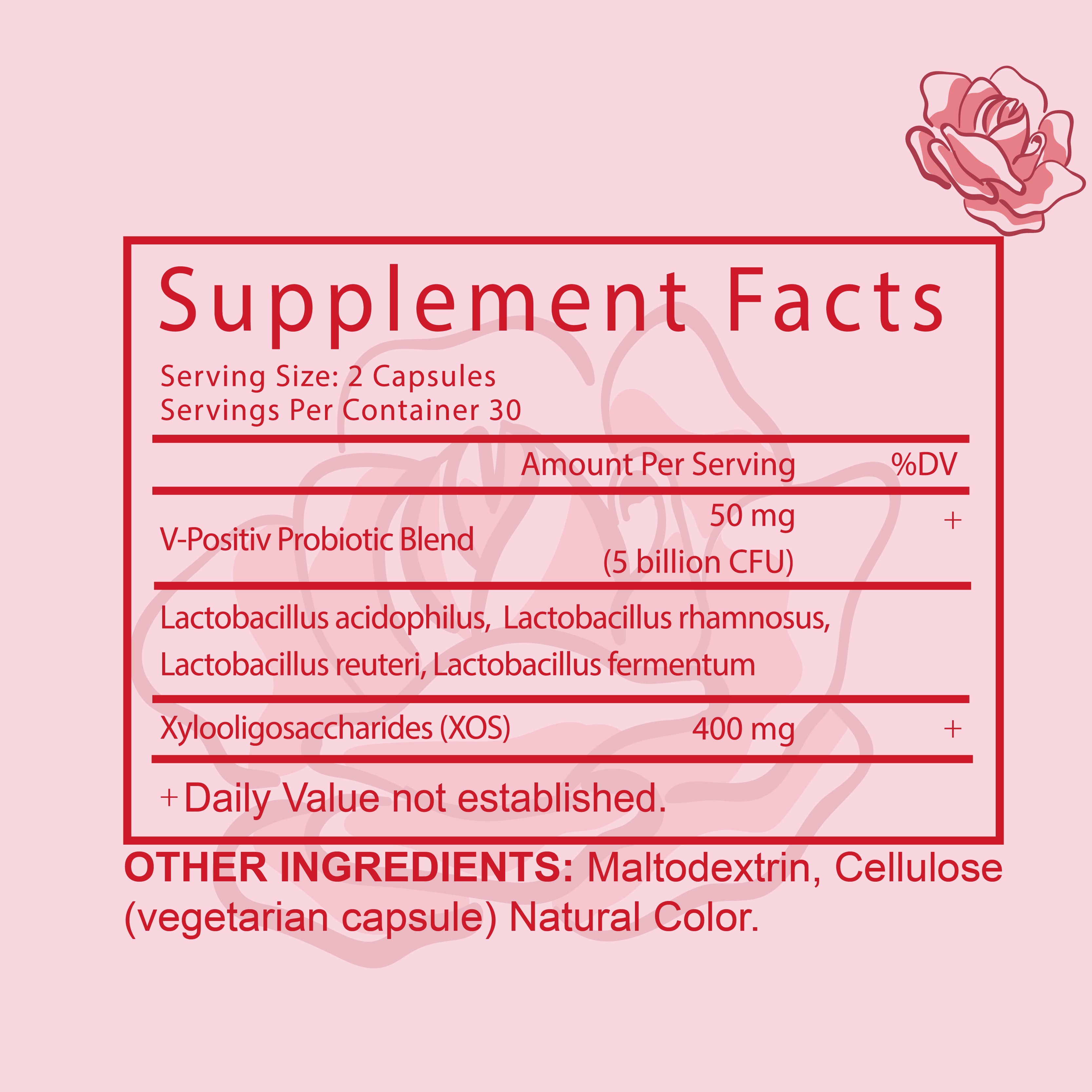 Vaginal Probiotics For Women PH Balance With Prebiotics & Lactobacillus Probiotic Blend - Women&