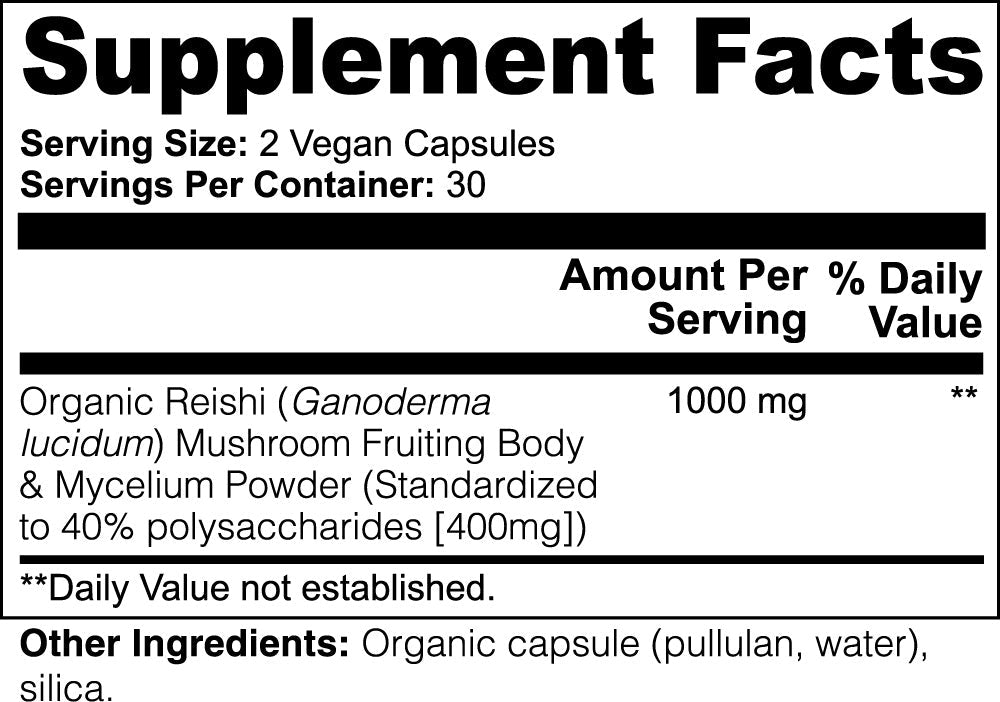 Premium Reishi Mushroom supplement SELFLOVECLUB