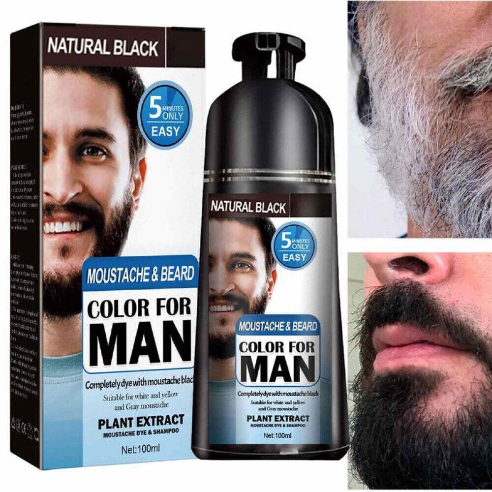Beard Hair Color Shampoo For Men SELFLOVECLUB