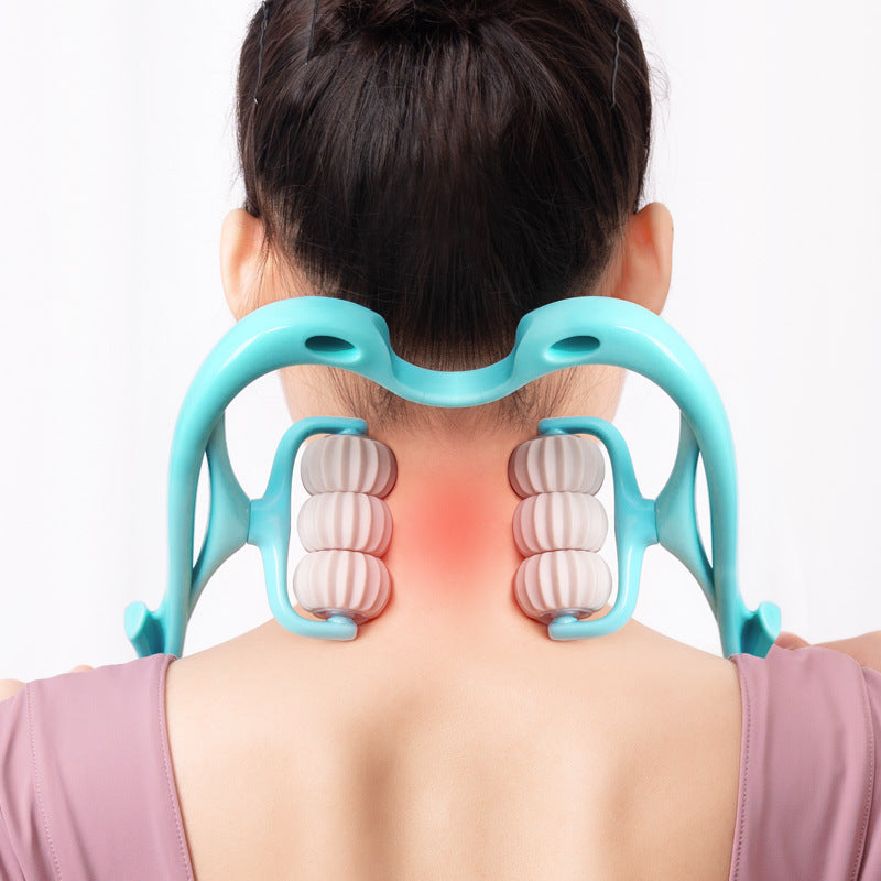 Multifunctional Manual Six-wheel Neck Massager SELFLOVECLUB