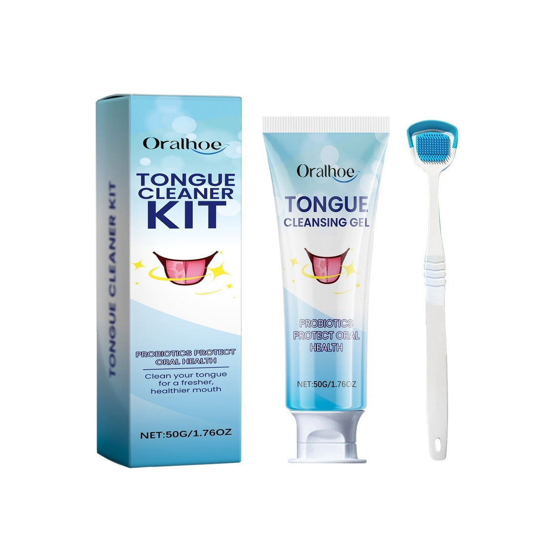 Tongue Coating Cleaning Kit For Oral Health SELFLOVECLUB
