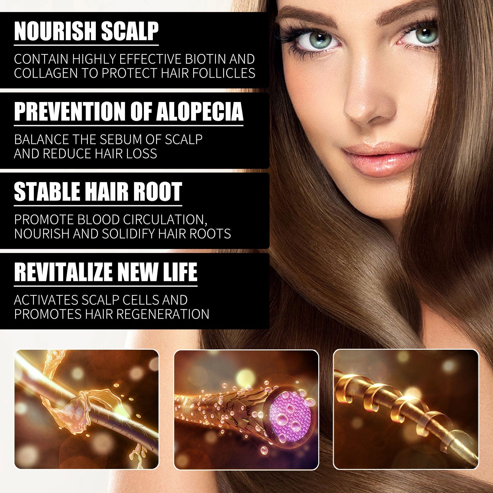 Biotin And Liquid Collagen Supplement SELFLOVECLUB