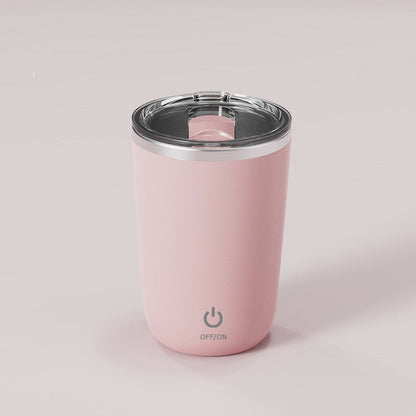 350ml Automatic Self Stirring Mug Coffee Milk Juice Mixing Cup Electric Stainless Steel Lazy Rotating Mug Magnetic Stirring Cup Kitchen Gadgets SELFLOVECLUB