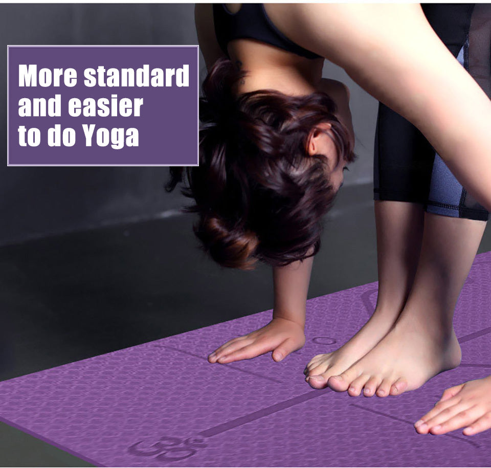 Non Slip TPE Yoga Mat SELFLOVECLUB