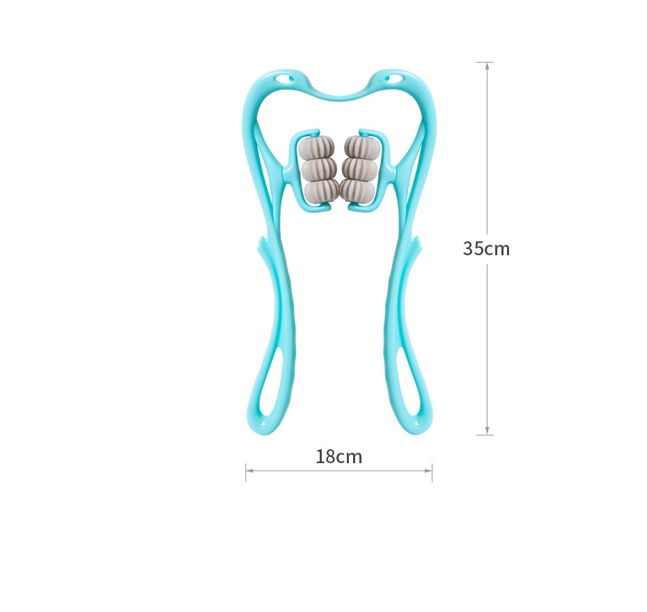 Multifunctional Manual Six-wheel Neck Massager SELFLOVECLUB