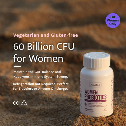 Vaginal Probiotics Women Ph Balance Pills Female Gut Health Prebiotics 60 Billion CFU Capsules Digestive Urinary Tract Support SELFLOVECLUB