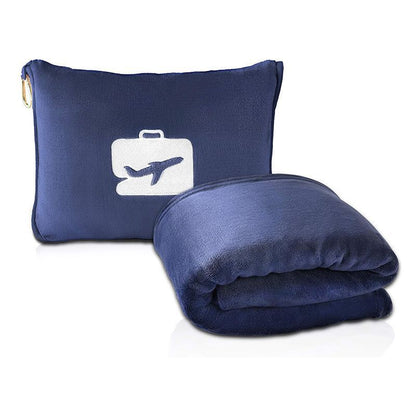 Multifunctional 2-in-1 Travel Plane Storage Blanket SELFLOVECLUB