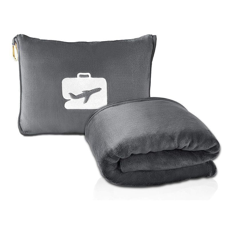 Multifunctional 2-in-1 Travel Plane Storage Blanket SELFLOVECLUB