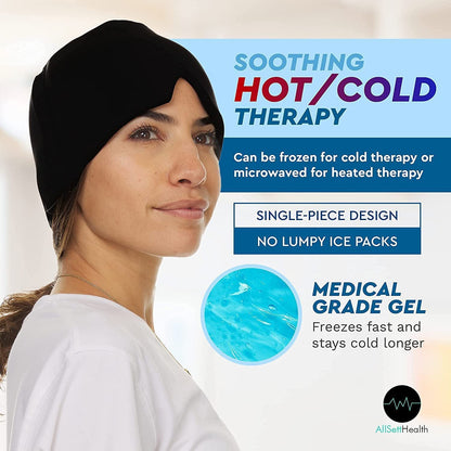 Ice Compress Headache Eye Mask Hat Relief SELFLOVECLUB