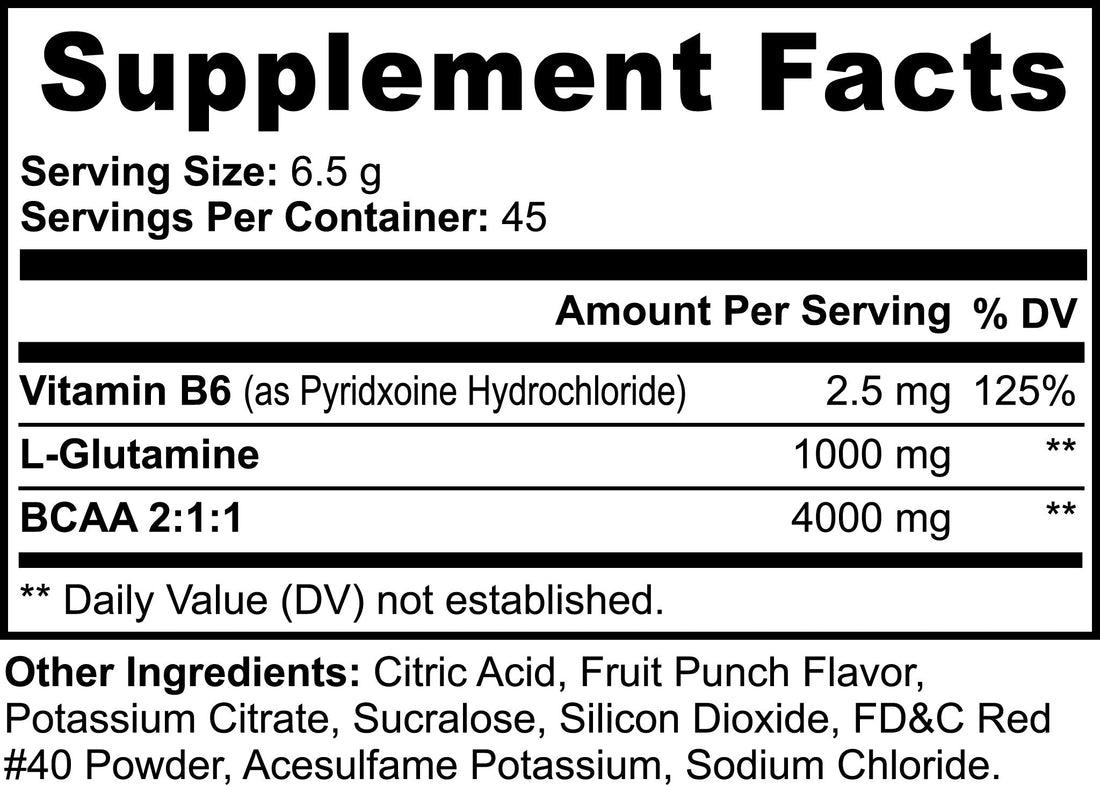 BCAA Shock Powder SELFLOVECLUB