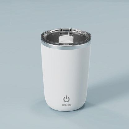 350ml Automatic Self Stirring Mug Coffee Milk Juice Mixing Cup Electric Stainless Steel Lazy Rotating Mug Magnetic Stirring Cup Kitchen Gadgets SELFLOVECLUB