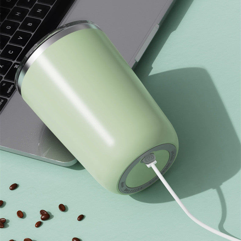 350ml Automatic Self Stirring Mug Coffee Milk Juice Mixing Cup Electric Stainless Steel Lazy Rotating Mug Magnetic Stirring Cup Kitchen Gadgets SELFLOVECLUB